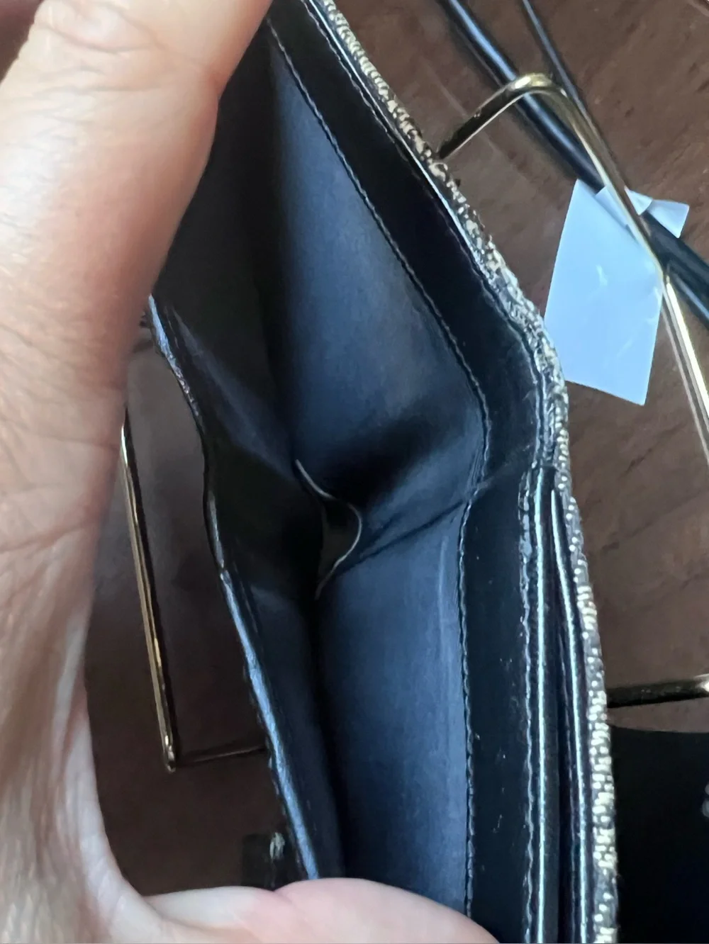 Dior Vintage Monogram Compact Wallet